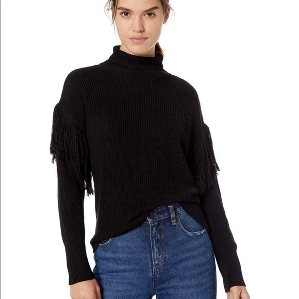 NWT Ramy Brook Grayson Black Sweater